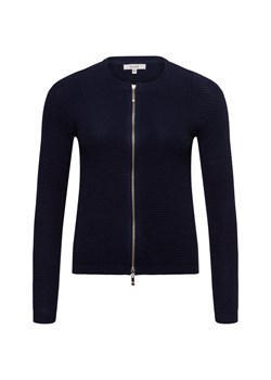 Lund Kardigan damski Kobiety Bawełna granatowy jednolity ze sklepu vangraaf w kategorii Swetry damskie - zdjęcie 177788694
