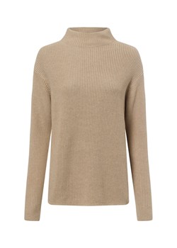 Marie Lund Sweter damski z dzianiny Kobiety Bawełna taupe jednolity - id: 730839-0004-09900 - marki Marie Lund - 177788710 Marie Lund Sweter damski z dzianiny Kobiety Bawełna taupe jednolity ze sklepu vangraaf w kategorii Swetry damskie - zdjęcie 177788710