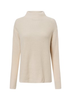 Marie Lund Sweter damski z dzianiny Kobiety Bawełna kitt jednolity - id: 730839-0005-09900 - marki Marie Lund - 177788711 Marie Lund Sweter damski z dzianiny Kobiety Bawełna kitt jednolity ze sklepu vangraaf w kategorii Swetry damskie - zdjęcie 177788711