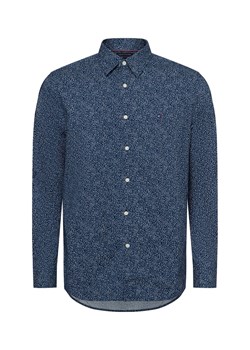 Tommy Hilfiger Męska koszula casual Mężczyźni Regular Fit Bawełna granatowy wzorzysty ze sklepu vangraaf w kategorii Koszule męskie - zdjęcie 177788730