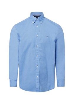 Tommy Hilfiger Koszula męska Mężczyźni Regular Fit Bawełna niebieski wzorzysty ze sklepu vangraaf w kategorii Koszule męskie - zdjęcie 177788731