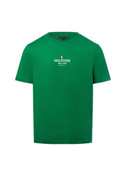 Tommy Hilfiger Koszulka męska Mężczyźni Bawełna trawiasty jednolity ze sklepu vangraaf w kategorii T-shirty męskie - zdjęcie 177788740