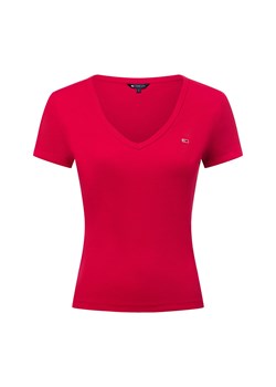 Tommy Jeans Koszulka damska Kobiety Bawełna czerwony jednolity ze sklepu vangraaf w kategorii Bluzki damskie - zdjęcie 177788814