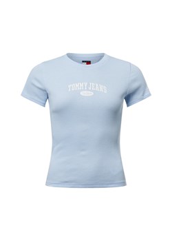 Tommy Jeans Koszulka damska Kobiety Bawełna jasnoniebieski jednolity ze sklepu vangraaf w kategorii Bluzki damskie - zdjęcie 177788821