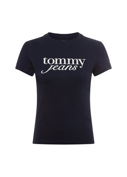 Tommy Jeans Koszulka damska Kobiety Bawełna granatowy jednolity ze sklepu vangraaf w kategorii Bluzki damskie - zdjęcie 177788823
