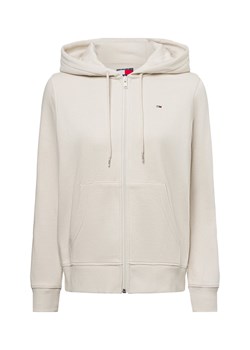 Tommy Jeans Damski sweter z kapturem Kobiety Bawełna beżowy jednolity ze sklepu vangraaf w kategorii Bluzy damskie - zdjęcie 177788833
