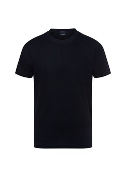 JOOP! Koszulka męska - Brandon Mężczyźni Bawełna granatowy jednolity ze sklepu vangraaf w kategorii T-shirty męskie - zdjęcie 177788941