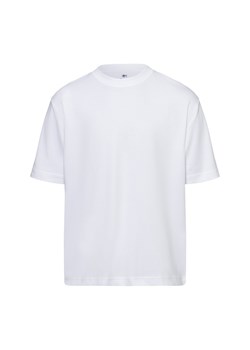Nils Sundström Koszulka męska Mężczyźni Bawełna biały jednolity ze sklepu vangraaf w kategorii T-shirty męskie - zdjęcie 177788944