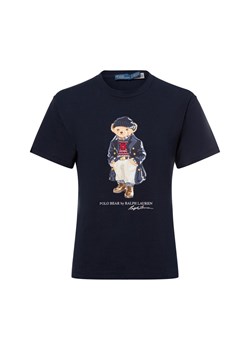 Polo Ralph Lauren Koszulka damska Kobiety Bawełna granatowy jednolity ze sklepu vangraaf w kategorii Bluzki damskie - zdjęcie 177788971