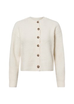 Msch Copenhagen Sweter damski z dzianiny - MSCHGittel Kobiety Sztuczne włókno écru jednolity ze sklepu vangraaf w kategorii Swetry damskie - zdjęcie 177789110