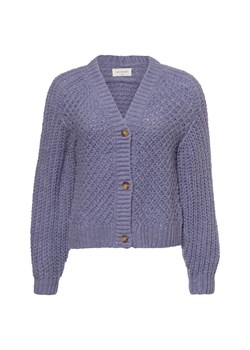 Msch Copenhagen Kardigan damski MSCHAmabelle Heidi Kobiety Sztuczne włókno bzowy jednolity ze sklepu vangraaf w kategorii Swetry damskie - zdjęcie 177789113