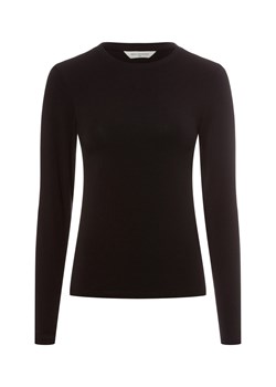 Msch Copenhagen Damska koszulka z długim rękawem - Mschbetrina Kobiety Lyocell czarny jednolity ze sklepu vangraaf w kategorii Bluzki damskie - zdjęcie 177789123