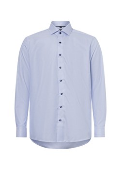 Finshley & Harding Koszula męska Mężczyźni Modern Fit Bawełna jasnoniebieski jednolity ze sklepu vangraaf w kategorii Koszule męskie - zdjęcie 177789194