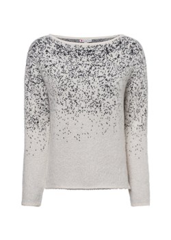 Street One Sweter damski z dzianiny Kobiety Bawełna biały jednolity ze sklepu vangraaf w kategorii Swetry damskie - zdjęcie 177789302