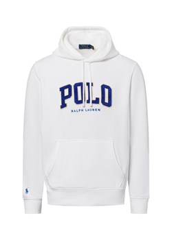 Polo Ralph Lauren Męski sweter z kapturem Mężczyźni biały jednolity ze sklepu vangraaf w kategorii Bluzy męskie - zdjęcie 177789330