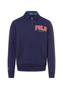 Polo Ralph Lauren Bluza męska Mężczyźni Bawełna granatowy jednolity ze sklepu vangraaf w kategorii Bluzy męskie - zdjęcie 177789331