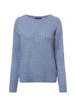 More & More Sweter damski z dzianiny Kobiety jasnoniebieski jednolity ze sklepu vangraaf w kategorii Swetry damskie - zdjęcie 177789390