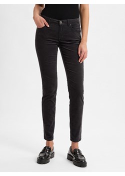 Marc O'Polo Damskie spodnie materiałowe Kobiety Bawełna antracytowy jednolity ze sklepu vangraaf w kategorii Spodnie damskie - zdjęcie 177789754