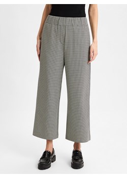 Marc O'Polo Denim Damskie spodnie materiałowe Kobiety Sztuczne włókno czarny w kratkę ze sklepu vangraaf w kategorii Spodnie damskie - zdjęcie 177790071