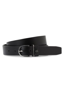 Calvin Klein Pasek damski Kobiety skóra czarny jednolity ze sklepu vangraaf w kategorii Paski damskie - zdjęcie 177790170
