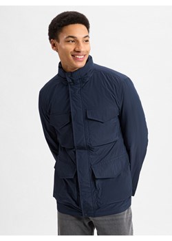 Tommy Hilfiger Bluza męska Mężczyźni granatowy jednolity ze sklepu vangraaf w kategorii Bluzy męskie - zdjęcie 177790202