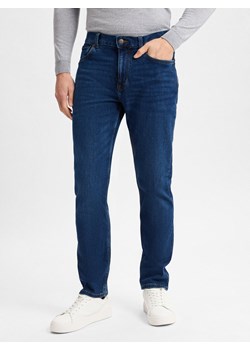 Tommy Hilfiger Dżinsy - Denton Mężczyźni Bawełna dark stone jednolity ze sklepu vangraaf w kategorii Jeansy męskie - zdjęcie 177790213