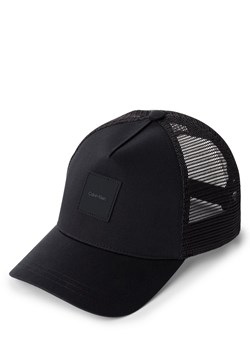Calvin Klein Czapka męska Mężczyźni Bawełna czarny jednolity ze sklepu vangraaf w kategorii Czapki z daszkiem męskie - zdjęcie 177790241