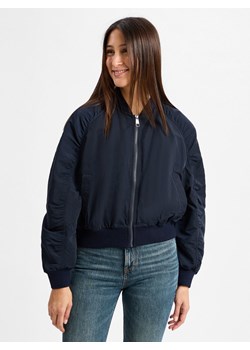 BOSS Orange Da Blouson - C_Paborn Kobiety Sztuczne włókno granatowy jednolity ze sklepu vangraaf w kategorii Kurtki damskie - zdjęcie 177790462