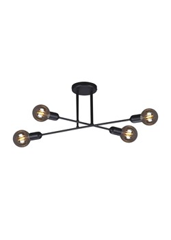 Czarna industrialna lampa sufitowa patyki - A725-Kazasa - id: 47194 - marki Lumes - 177791880 Czarna industrialna lampa sufitowa patyki - A725-Kazasa ze sklepu Edinos.pl w kategorii Lampy sufitowe - zdjęcie 177791880