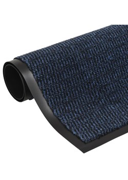Prostokątna niebieska wycieraczka przed drzwi 40 x 60 cm W4-L77 ze sklepu Edinos.pl w kategorii Dom - zdjęcie 177791962