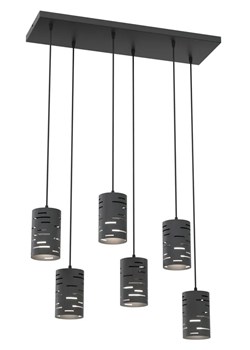 Czarna wisząca lampa industrialna nad stół A7-N53 ze sklepu Edinos.pl w kategorii Lampy wiszące - zdjęcie 177792382