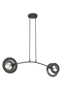 Czarna nowoczesna lampa wisząca - 6X D155 N0-R03 ze sklepu Edinos.pl w kategorii Lampy wiszące - zdjęcie 177792413