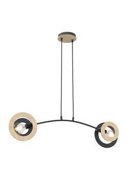 Czarna lampa wisząca z regulowaną wysokością - D157 S9-D17 ze sklepu Edinos.pl w kategorii Lampy wiszące - zdjęcie 177792440