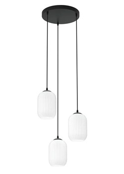 Potrójna industrialna lampa wisząca - D163 W4-B60 ze sklepu Edinos.pl w kategorii Lampy wiszące - zdjęcie 177792502