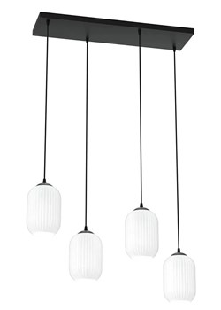 Nowoczesna lampa z czterema szklanymi kloszami - 3X D164 F3-A39 ze sklepu Edinos.pl w kategorii Lampy wiszące - zdjęcie 177792523