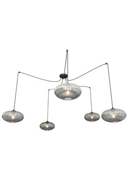 Nowoczesna pięcioramienna lampa typu pająk - D171 C4-G33 ze sklepu Edinos.pl w kategorii Lampy wiszące - zdjęcie 177792542