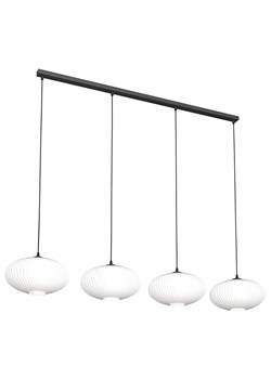 Szklana lampa wisząca z mlecznymi kloszami - 5X D174 Z7-R97 ze sklepu Edinos.pl w kategorii Lampy wiszące - zdjęcie 177792570