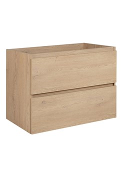 Szafka łazienkowa podwieszana jasny dąb 80 cm M9-S55 ze sklepu Edinos.pl w kategorii Szafki i regały łazienkowe - zdjęcie 177792822