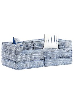 Dwuosobowa sofa modułowa indygo - Montanex 3D ze sklepu Edinos.pl w kategorii Narożniki - zdjęcie 177793743