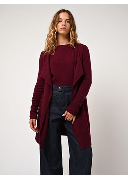 AUTHENTIC CASHMERE Kaszmirowy kardigan "Chésery" w kolorze bordowym ze sklepu Limango Polska w kategorii Swetry damskie - zdjęcie 177797082