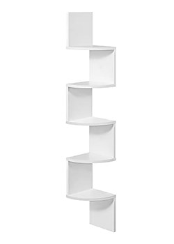 SONGMICS Regał w kolorze białym na książki - 20 x 127,5 x 20 cm ze sklepu Limango Polska w kategorii Regały i witryny - zdjęcie 177797672