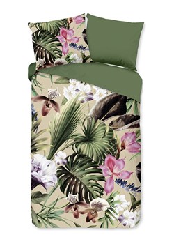 Good Morning Komplet pościeli "Irze" w kolorze oliwkowo-jasnoróżowym ze sklepu Limango Polska w kategorii Pościele - zdjęcie 177798043