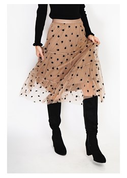 ASSUILI Spódnica w kolorze jasnobrązowym ze sklepu Limango Polska w kategorii Spódnice - zdjęcie 177798751