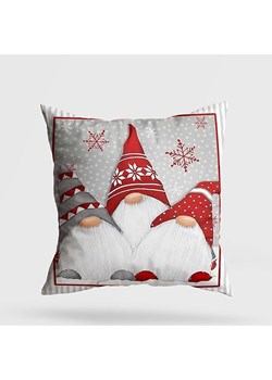 ABERTO DESIGN Poduszka w kolorze biało-szaro-czerwonym ze sklepu Limango Polska w kategorii Poduszki dekoracyjne - zdjęcie 177799311