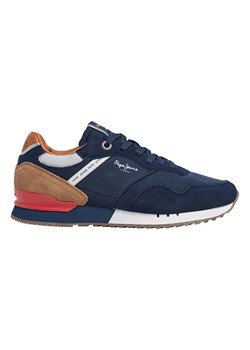 Pepe Jeans FOOTWEAR Sneakersy &quot;London Brand&quot; w kolorze granatowym ze sklepu Limango Polska w kategorii Buty sportowe męskie - zdjęcie 177799614