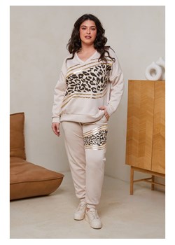 Curvy Lady 2-częściowy zestaw w kolorze kremowym ze sklepu Limango Polska w kategorii Bluzy damskie - zdjęcie 177800461