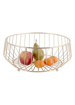 Present Time Miska &quot;Linea Kink&quot; w kolorze złotym na owoce - Ø 34 cm ze sklepu Limango Polska w kategorii Misy i tace dekoracyjne - zdjęcie 177800553