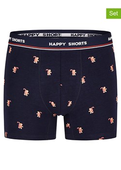 Happy Shorts Bokserki (2 pary) w kolorze granatowo-czerwonym ze sklepu Limango Polska w kategorii Majtki męskie - zdjęcie 177801202