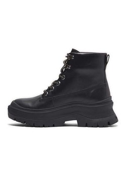 Timberland Skórzane kozaki zimowe &quot;Roxie Lane&quot; w kolorze czarnym ze sklepu Limango Polska w kategorii Śniegowce damskie - zdjęcie 177803253