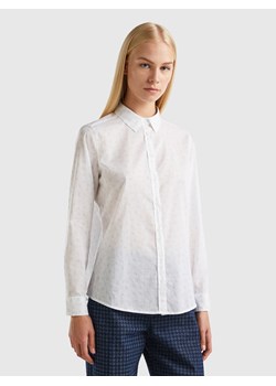 Benetton Koszula w kolorze białym ze sklepu Limango Polska w kategorii Koszule damskie - zdjęcie 177804420